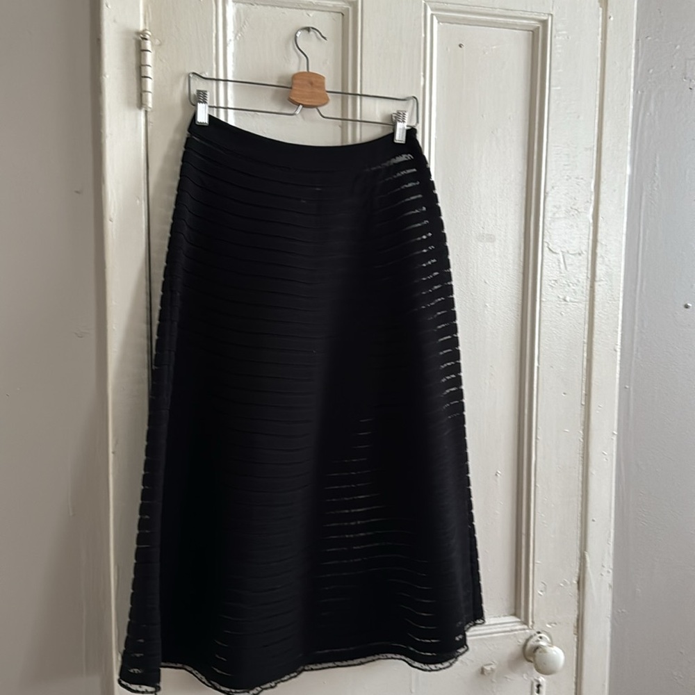 Cynthia Rowley 3 D Embroidered Tulle Skirt